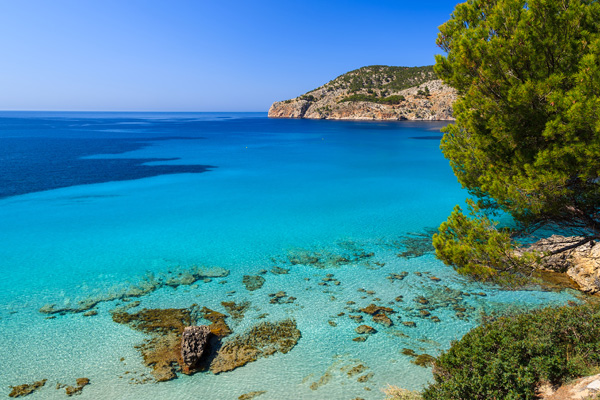 Strand und Meer auf Mallorca